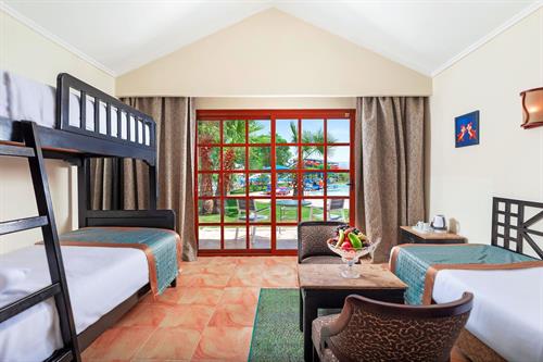 Pickalbatros Jungle Aqua Park Resort Neverland Hurghada - Family Bungalow Sliding Door Pool View - 186192