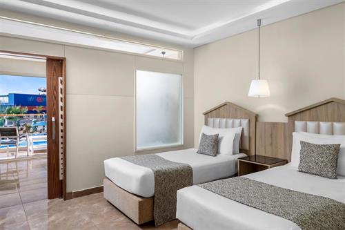 Pickalbatros Jungle Aqua Park Resort Neverland Hurghada - Family Bungalow Sliding Door Pool View - 232533