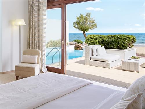 Grecotel Amirandes - Luxury Two Bedroom Beach Villa Sea Front with Private Pool & Garden - 195888