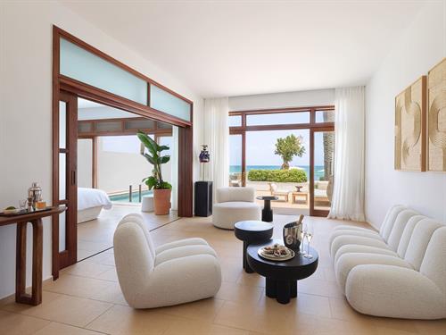 Grecotel Amirandes - Luxury Two Bedroom Beach Villa Sea Front with Private Pool & Garden - 195889