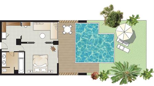 Grecotel Amirandes - Swim up Family Suite with Garden - 195855