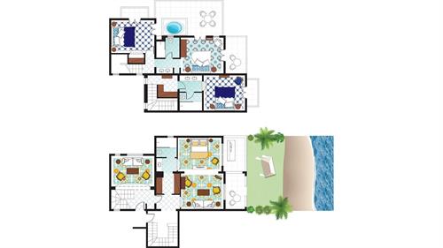 Grecotel Caramel Boutique Resort - 4 Bedroom Villa On The Beach With Outdoor Hydro Massage Bathtub - 196211