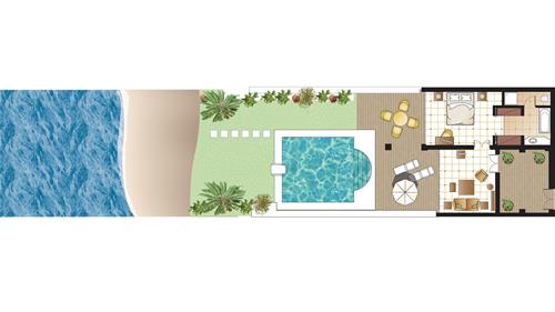 Grecotel Creta Palace - Family Bungalow Suite Sea Front Private Pool - 196947