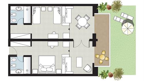 Grecotel Creta Palace - Palace Family Bungalow Suite Side Sea View - 196967