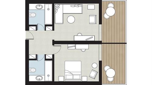 Grecotel Lux.me White Palace - FAMILY APARTMENT GARDEN VIEW - 197175