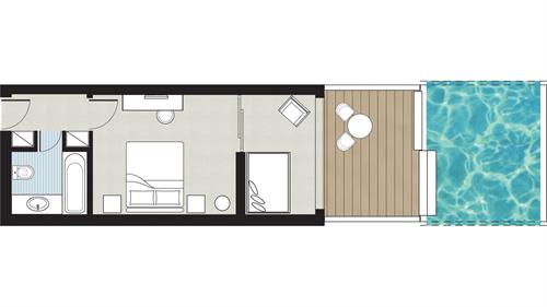 Grecotel Lux.me White Palace - Swim-Up Guestroom Sea View with Garden - 197221