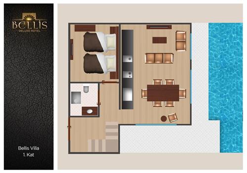 Bellis Deluxe Hotel - Villa Bellis (Dublex Private Pool 200M2) - 243262