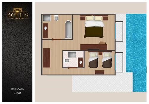 Bellis Deluxe Hotel - Villa Bellis (Dublex Private Pool 200M2) - 243263