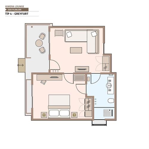 Kimera Lounge - Grapefruit Suite - 216533