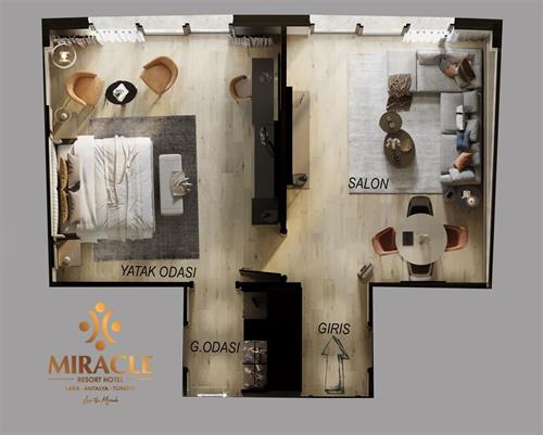 Miracle Resort Hotel - FAMILY SWIM UP SUITE - 202541