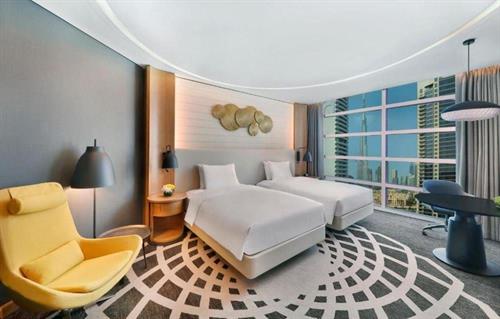 Doubletree By Hilton Dubai - Business Bay - Twin Superior Room with Burj Khalifa View - 229812